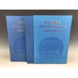 Danske Orlogsskibe 1690-1860, Lademan, Copenhagen, 1980, two cloth-bound volumes in slip case,