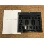Seven Pirelli calendars including the years 1995, 1996, 1997, 1998, 1999, 2000 and 2001