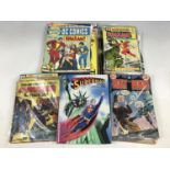 Sundry Batman and Superman comics and annuals