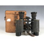 A cased pair of Aitchison of London The Imperial binoculars