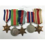 A Second World War campaign medal group