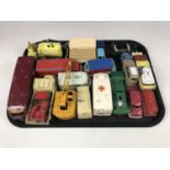 A quantity of vintage Dinky and Corgi toys including a Chevrolet Impala, an ERF model 44 g wagon,