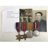 A Second World War campaign medal group