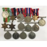 A quantity of Second World War campaign medals