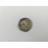 A Roman silver coin