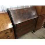 An old reproduction fall-front bureau, 76 x 40 x 103 cm