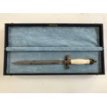 A cased commemorative 50th anniversary of the Battle of Britain dagger