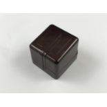 An Art Deco Bakelite ring box, second quarter 20th Century