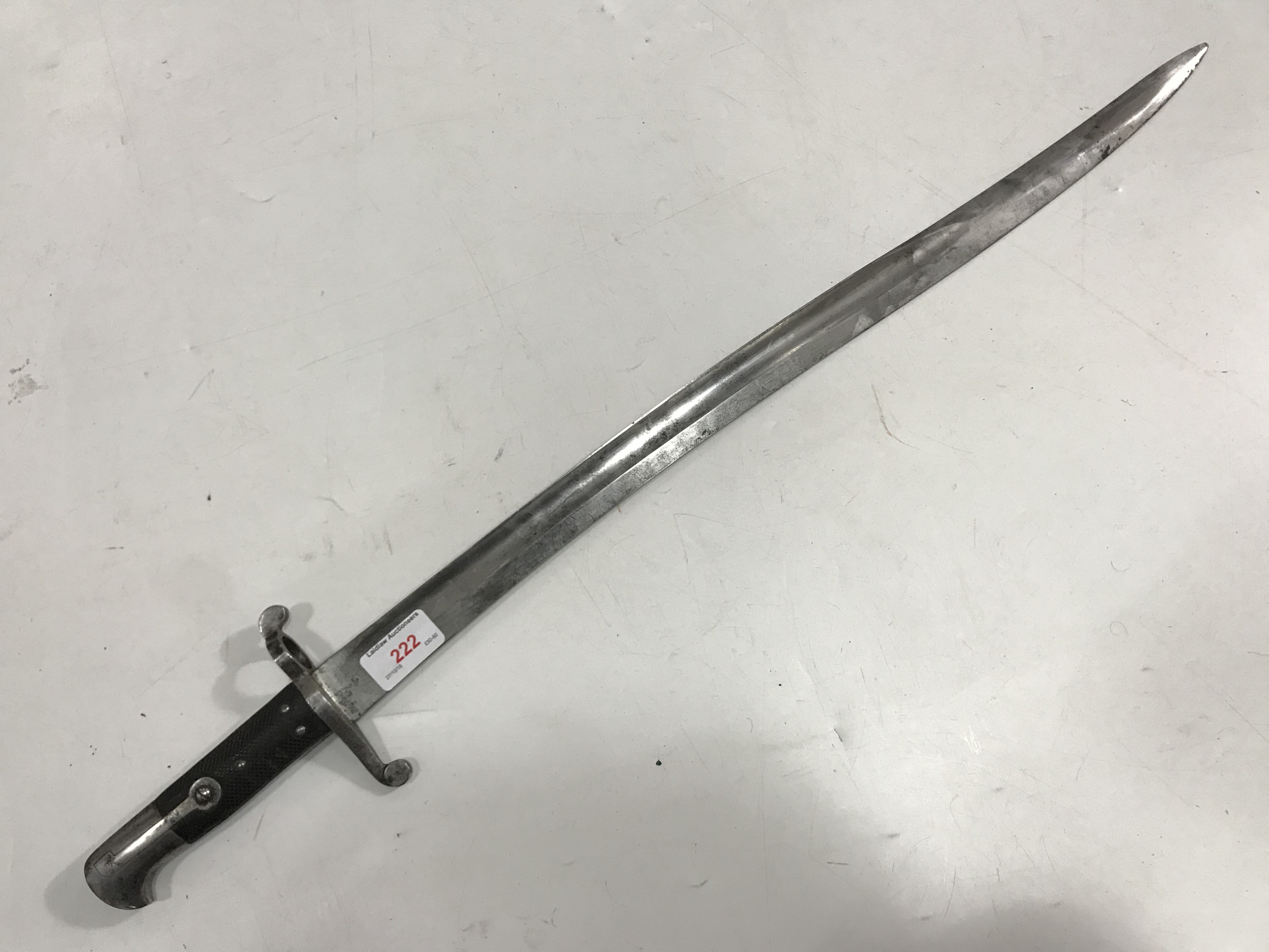 A Pattern 1856 Enfield Rifle bayonet