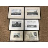 Five various late 18th / early 19th Century engraved views of Carlisle, including works after
