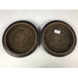 Two Victorian church collection bowls