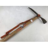 A vintage Stubai ice axe