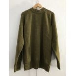 A Barbour 'Shetland' crew neck woollen jumper, size L, tagged as-new
