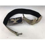 A mid 20th Century Italian Army dress shoulder belt and pouch