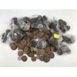 A large quantity of GB and world coins, 19th - 20th Century