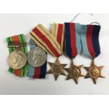 A Second World War campaign medal group