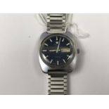 A 1960s Tissot Actualis Autolub stainless steel wrist watch [Running]