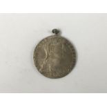 A Maria Theresa silver Thaler coin pendant