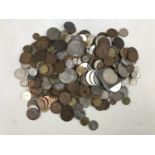 A large quantity of GB and world coins