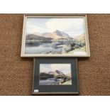 After William Heaton Cooper RA (1903-1995) Two offset lithographic landscape prints, one framed