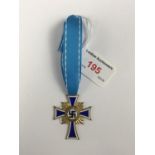 A German Third Reich Mothers Cross in gold