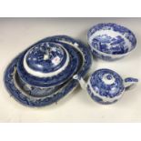 Spode Italian blue and white wares etc.