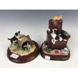 Two Border Finer Arts figurines including Temporary Home JH97, together with a Border Fine Arts