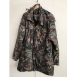 A gentleman's Deerhunter Advantage Timber camouflage hunting jacket, size 58