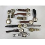 A quantity of largely 1960s - 1970s wrist watches including Freba, Seema, Kasper, Falcon, Seikomatic