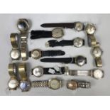 A quantity of largely 1950s - 1960s wrist watches including Rodania Sport, Cimier, Junghans,