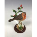 A boxed Border Fine Arts boxed figurine, Birds Series, Robin, A6055