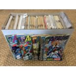 A quantity of various Marvel comics including Batman and the Avengers etc