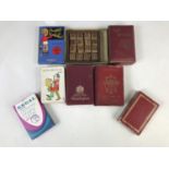 Vintage card games, including 'My Word' letter game, and a boxed wooden numerical puzzle
