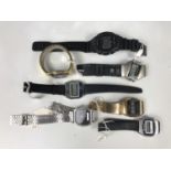 A quantity of 1980s and other digital watches