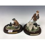 Two Leonardo figurines including The Shepherd and The Country Vet