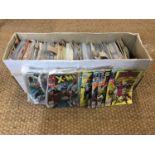 A large quantity of various Marvel comics including Avengers and X-Men etc
