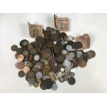 A quantity of GB and world coins / banknotes, 19th - 20th Century
