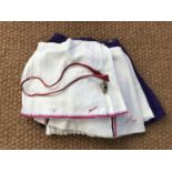 Vintage ladies' Tennis / sportwear, including a 1960s Slazenger and Fred Perry tennis skirt,