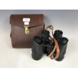 A pair of cased Cordonar 10 x 50 binoculars