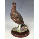 A boxed Border Fine Arts boxed figurine, Game Birds series, Red Grouse, A1279