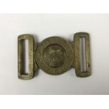 A Victorian Army waist belt locket / buckle