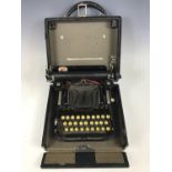 A 1920s Corona portable typewriter