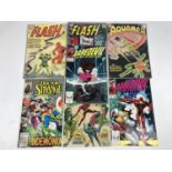 1960s and later DC and Marvel superhero comic books, including The Flash, #138 and #159, Aquaman, #