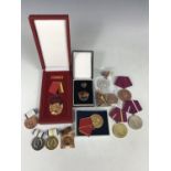 A quantity of post-War Soviet Bloc medals and awards etc