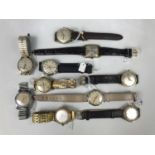 A quantity of largely mid 20th Century wrist watches including Arbor, Wostok, Avia, Smiths Empire,