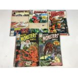 A quantity of Marvel Where Monsters Dwell comic books, together with a Special Collectors' Edition