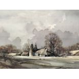 After Rowland Hilder OBE (1905-1993) Kentish Scene, signed limited edition offset lithographic