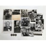 A number of press photographs pertaining to Sir Winston Churchill, together with seven Churchill