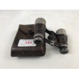 A cased pair of opera glasses by Stevenson & Harris of Aberdeen