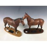 Two Beswick Connoisseur horse racing models including Arkle Champion Steeplechaser and Nijinsky (a/